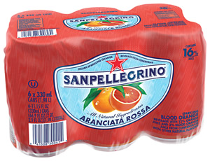 Always keep these on hand for guests. They make the best mixers. Blood Orange San Pellegrino, $9 for 12 pack, Soap.com